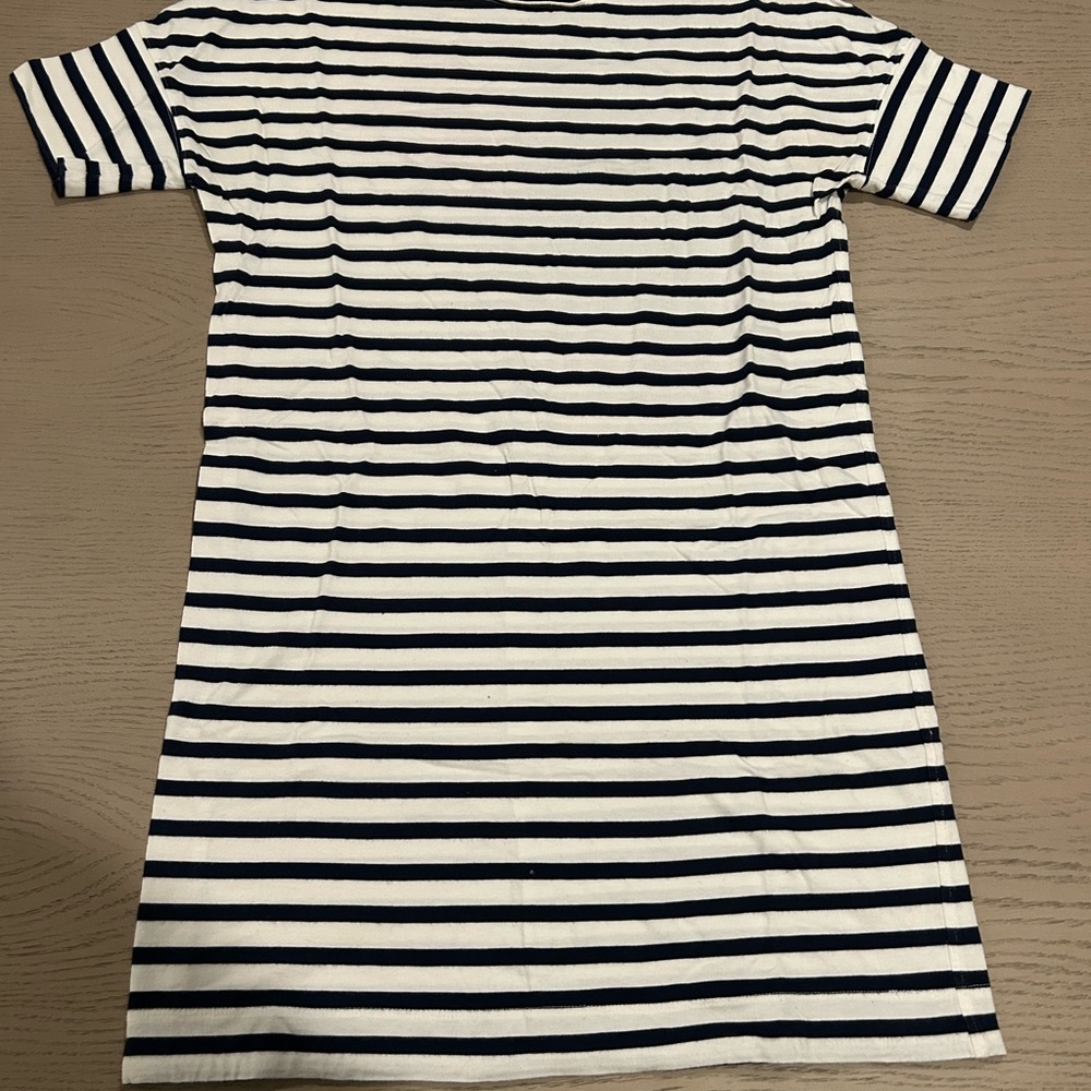 Wilfred Black and White Striped Dress